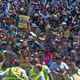 Tens of thousands listen to speeches near the Lincoln Memorial. (Paul J. Richards/AFP/Getty Images)